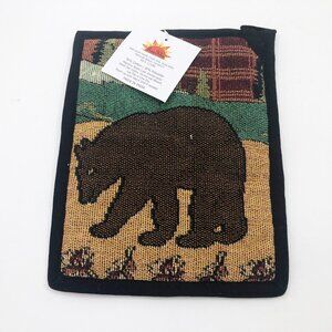 Brown Bear Pot Holder 7x9 inches NWT 70% Cotton 30% Polyester RaaKha